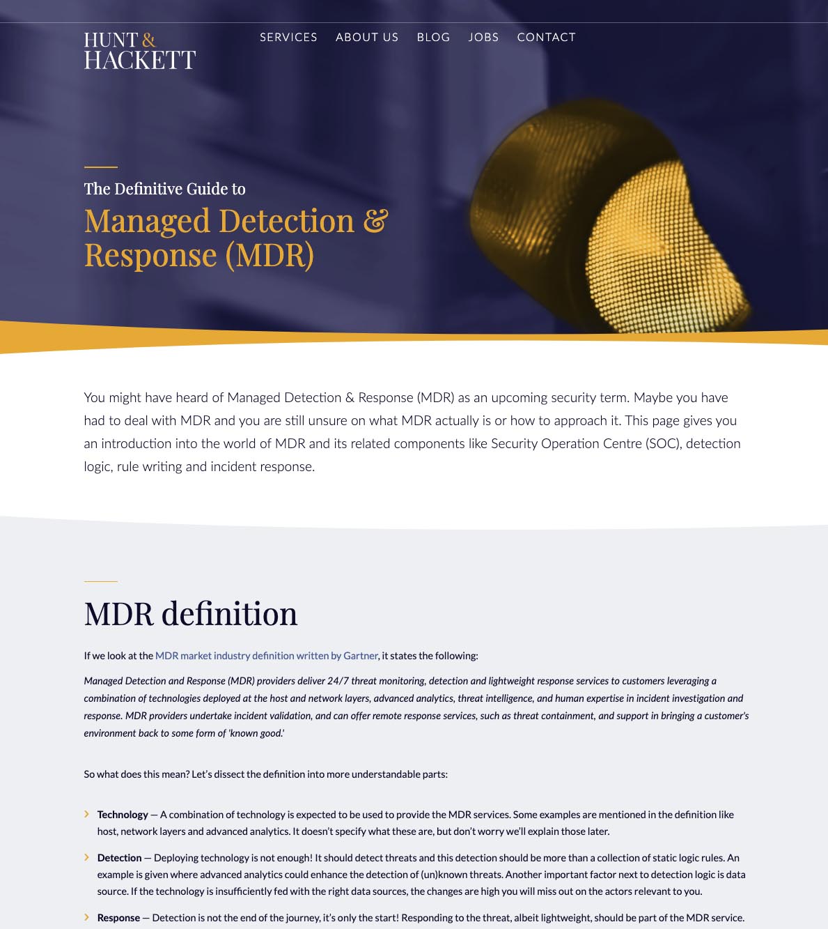Definitive Guide to Managed Detection & Response (MDR)